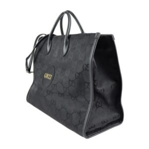GUCCI Off The Grid Tote Bag 630353 GG Nylon x Leather Black 2WAY Shoulder | AlmaBagz