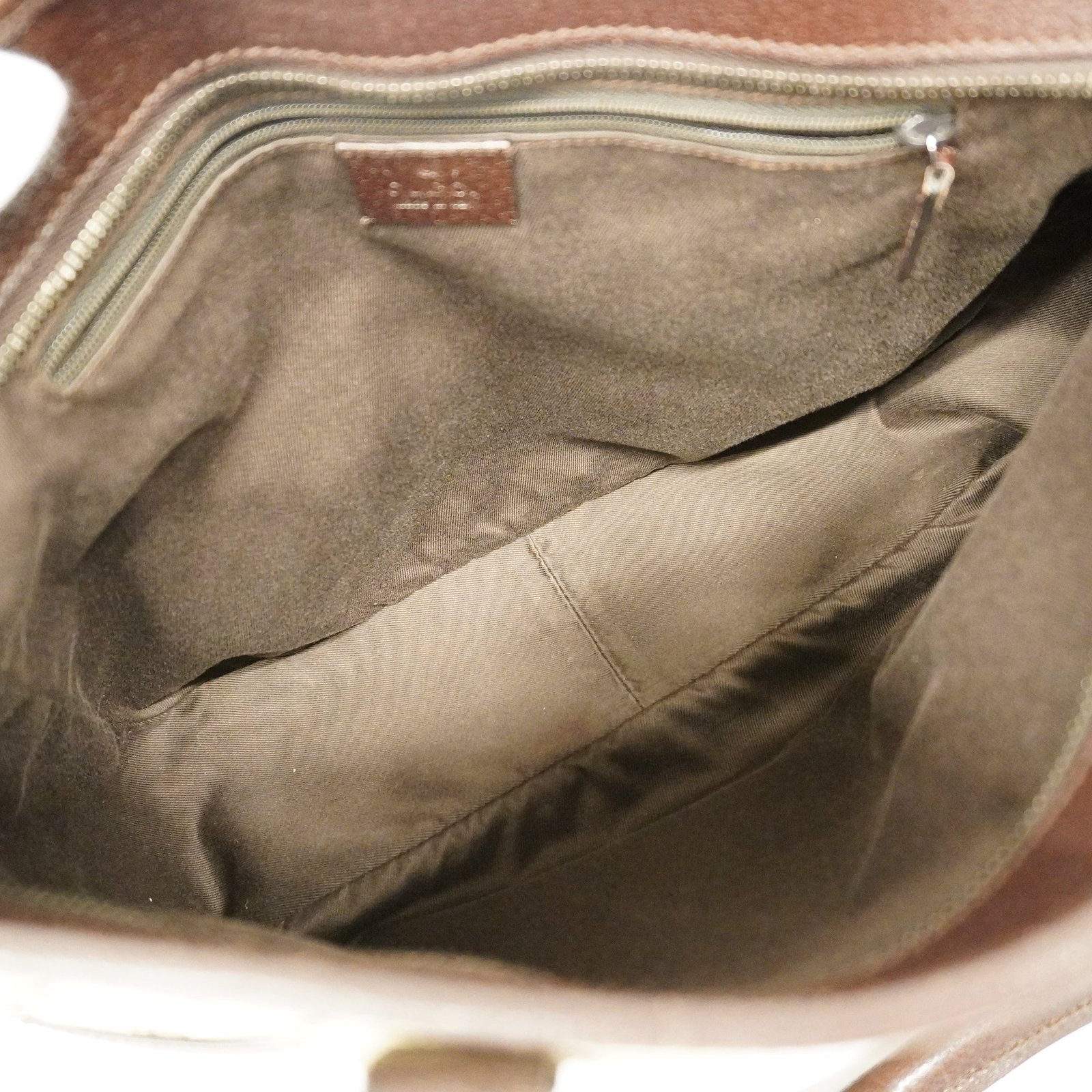 GUCCI GG Canvas 113011 Women's Tote Bag Beige,Brown | AlmaBagz - Image 4