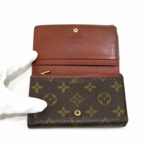 LOUIS VUITTON Monogram Portomonevier Tresor M61730 Bifold Wallet Unisex | AlmaBagz