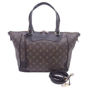 Louis Vuitton 2way Bag Monogram Estrella Brown Black Canvas Leather Handbag Shoulder Ladies M51192 | AlmaBagz