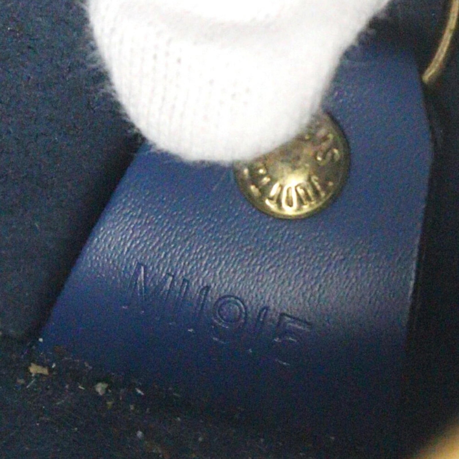 LOUIS VUITTON Soufflot HandBag M52225 Epi Leather Toledo Blue Made in France 1995 MI1915 Zipper Women's | AlmaBagz - Image 8