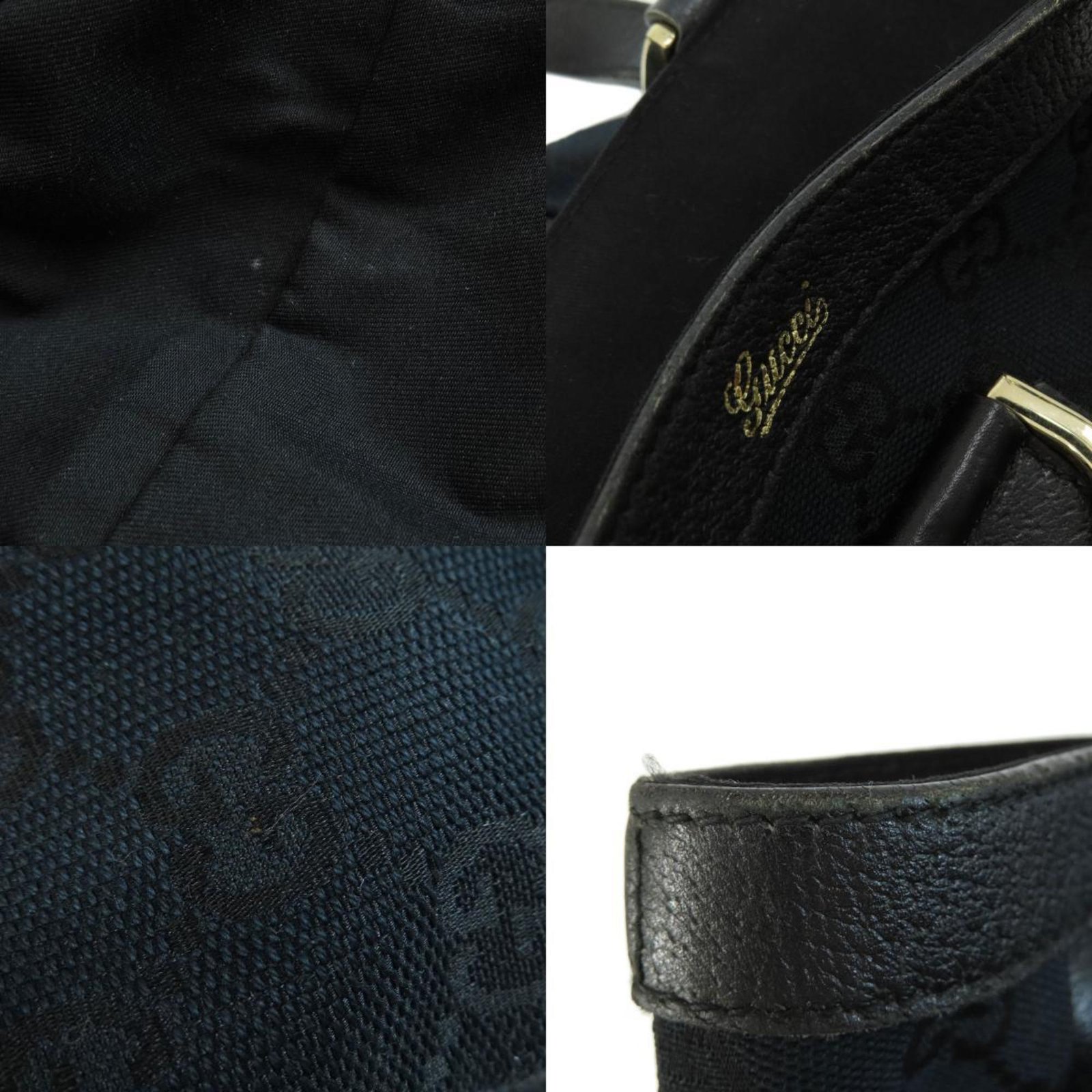 GUCCI 130739 GG Handbag Canvas Ladies | AlmaBagz - Image 5