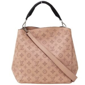 Louis Vuitton Bag Monogram Mahina Women's Handbag Shoulder 2way Babylon PM M50033 Magnolia Pink | AlmaBagz