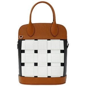 LOUIS VUITTON bag ladies handbag shoulder 2way tresage leather black white bicolor | AlmaBagz
