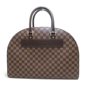Louis Vuitton Nolita 24 are handbag Brown Ebene Damier PVC coated canvas N41454 | AlmaBagz