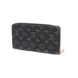 LOUIS VUITTON Monogram Zippy Black M95614 Unisex Long Wallet | AlmaBagz