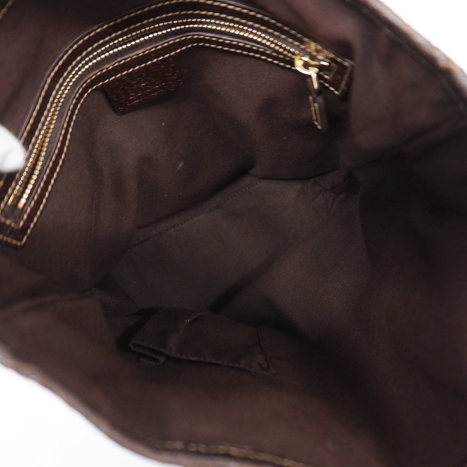 GUCCI 153361 Women's GG Canvas Tote Bag Beige,Brown | AlmaBagz - Image 5