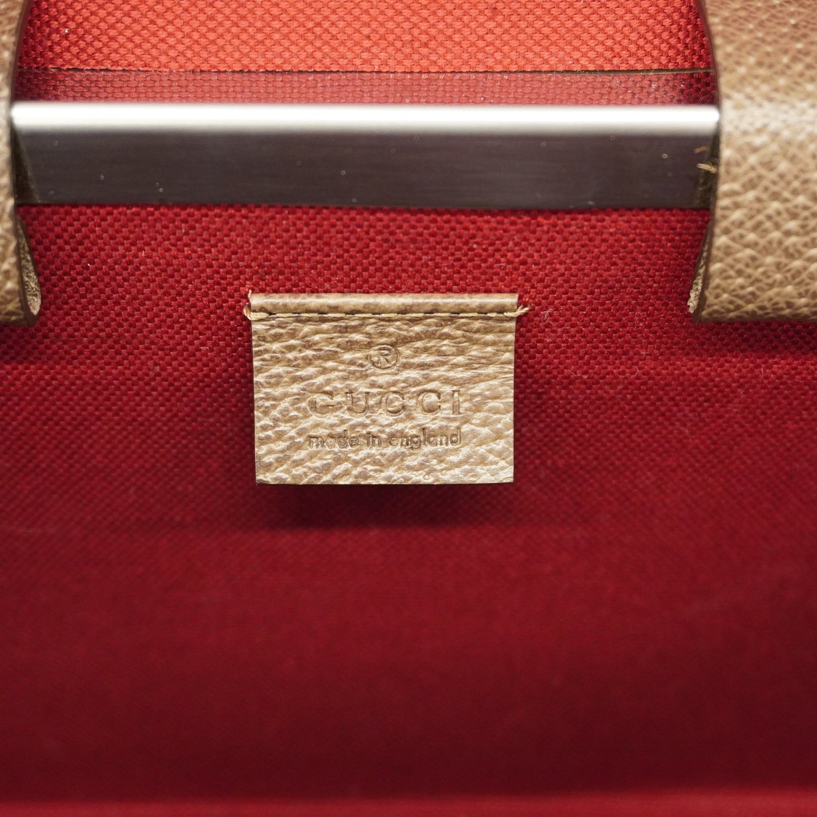 GUCCI Bamboo 2WAY Bag 533623 Women's GG Supreme,Leather Handbag,Shoulder | AlmaBagz - Image 7