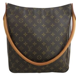 Louis Vuitton Bag Monogram Looping MM Brown x Gold Hardware Canvas Shoulder One Women's M51146 | AlmaBagz
