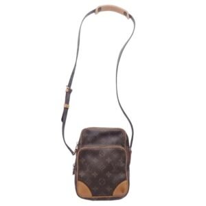 LOUIS VUITTON Diagonal Shoulder Bag Monogram Amazon Canvas Brown Unisex M45236 e54348a | AlmaBagz