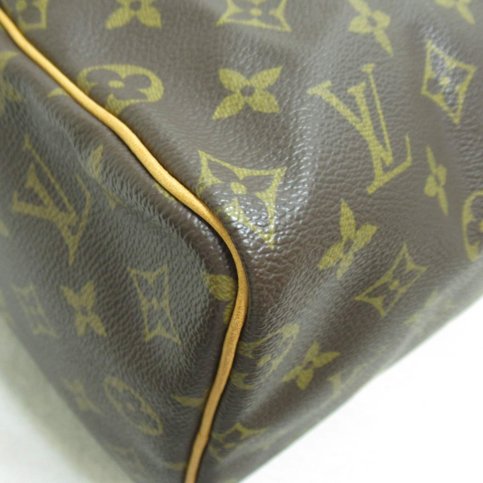 LOUIS VUITTON Speedy 25 Brown Monogram PVC coated canvas M41528 | AlmaBagz - Image 9