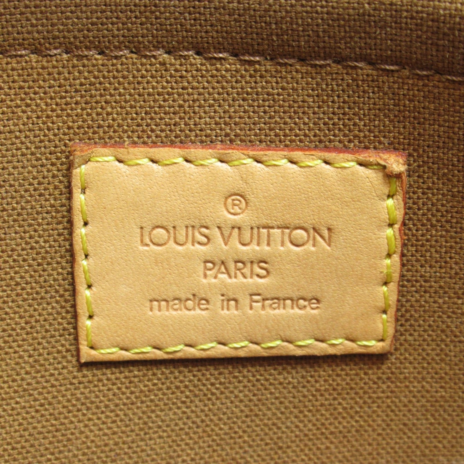 Louis Vuitton Popan cool Brown Monogram PVC coated canvas M40009 | AlmaBagz - Image 8