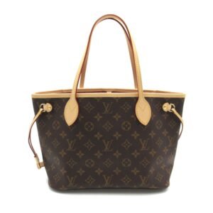 LOUIS VUITTON Never full PM Brown Fuchsia Monogram PVC coated canvas M41245 | AlmaBagz