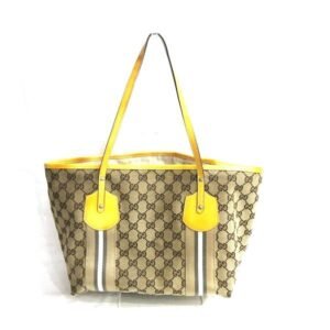 GUCCI Sherry Line 211971 GG Canvas Bag Tote Ladies | AlmaBagz