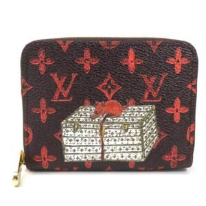 Louis Vuitton Coin Purse Card Case Catgram Grace Coddington Collaboration Zippy Marron Transformed Monogram Canvas Ladies M63883 | AlmaBagz