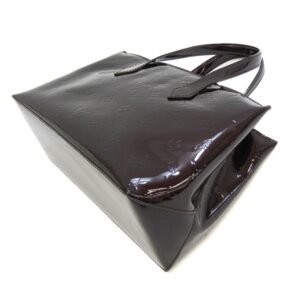 LOUIS VUITTON Monogram Vernis Wilshire PM M93641 Women's Handbag Amarante | AlmaBagz