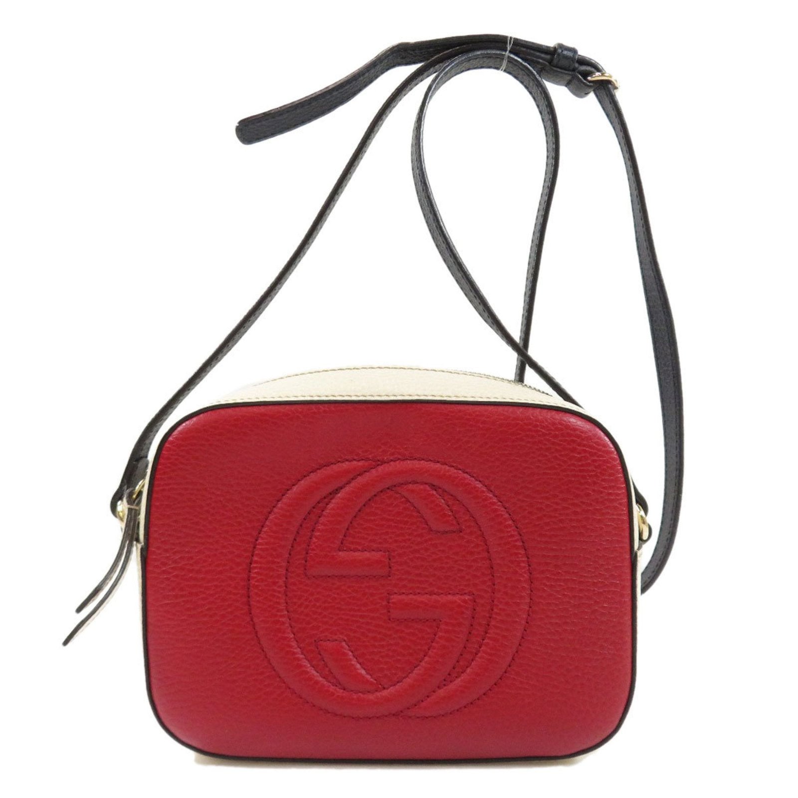 Gucci 431567 Soho Interlocking G Shoulder Bag Leather Ladies | AlmaBagz