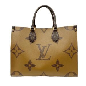 LOUIS VUITTON On the Go MM Giant Monogram Reverse M45321 FX4270 Tote Bag HandBag Shoulder Women Men | AlmaBagz