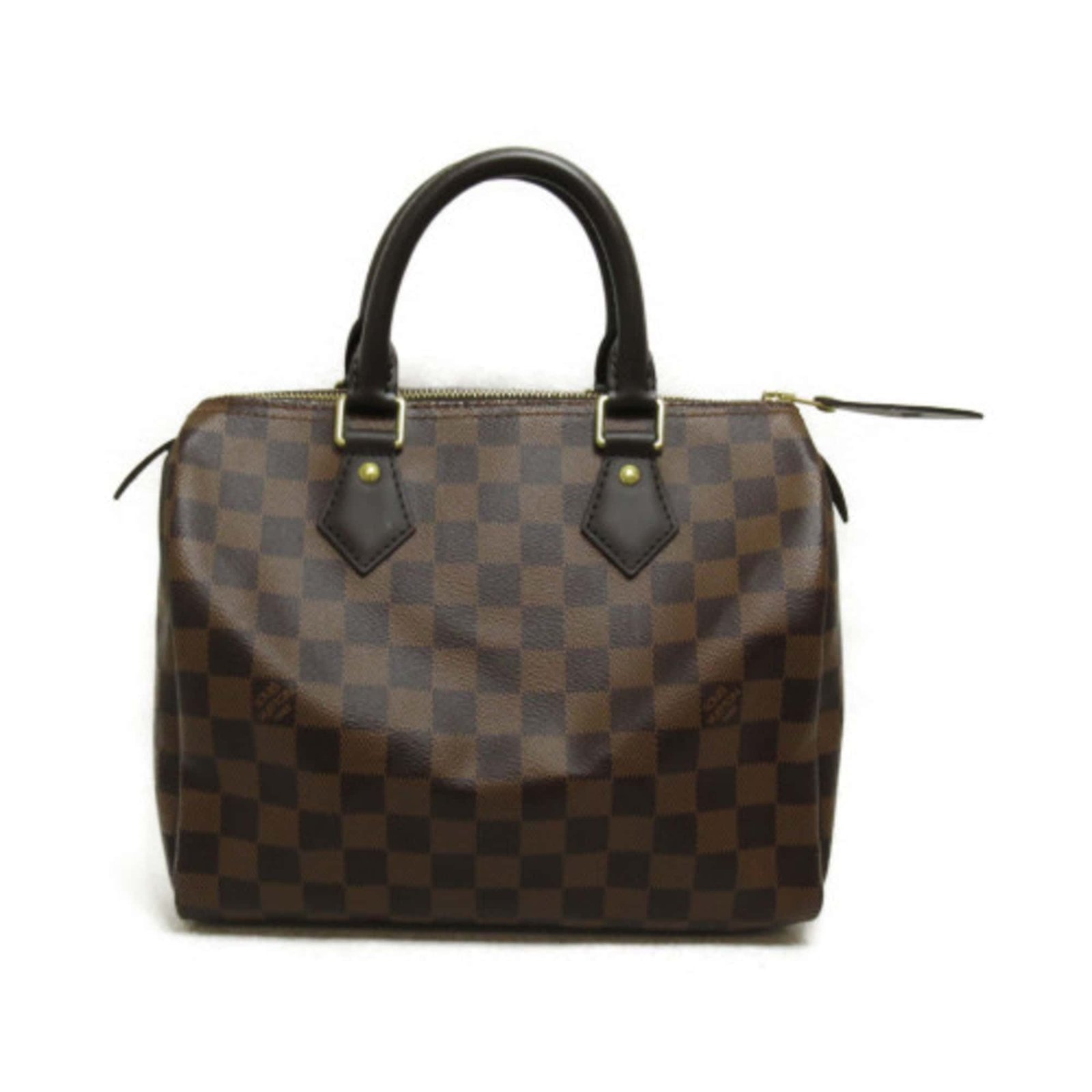 Louis Vuitton Speedy 25 Brown Ebene Damier PVC coated canvas N41365 | AlmaBagz - Image 6