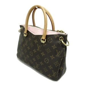 Louis Vuitton Palas BB 2way Shoulder Bag Brown Rose poodle Monogram PVC coated canvas M44034 | AlmaBagz
