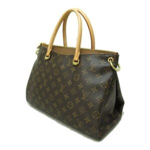 LOUIS VUITTON Pallas Tote Bag Brown Havane Monogram PVC coated canvas M40907 | AlmaBagz