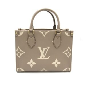 Louis Vuitton On the Go PM Beige Turtle claim Monogram empreinte leather M45779 | AlmaBagz