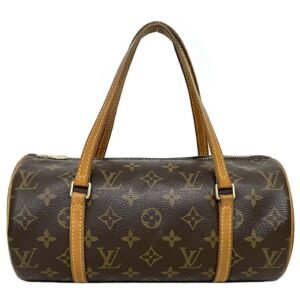 Louis Vuitton Boston Bag Papillon 26 Brown Monogram M51386 Canvas Leather DU0064 LOUIS VUITTON Handbag Women's Nume | AlmaBagz