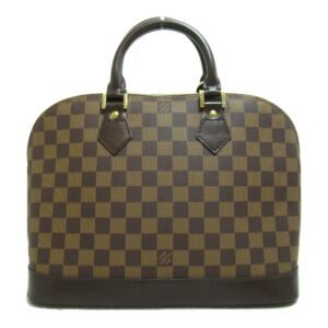 LOUIS VUITTON Alma Brown Ebene Damier PVC coated canvas N51131 | AlmaBagz