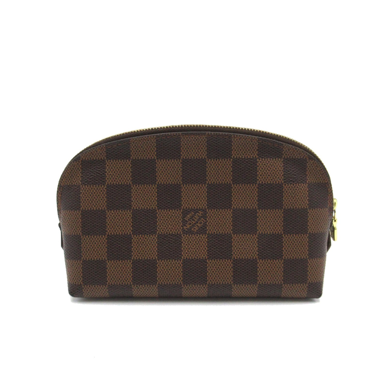 LOUIS VUITTON Pochette Cosmetic PM Brown Damier PVC coated canvas N47516 | AlmaBagz