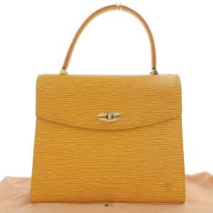 Louis Vuitton Epi Malesherbe Handbag Yellow M52379 | AlmaBagz