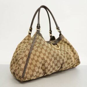 GUCCI  GG Canvas Abby 189835 Women's Tote Bag Beige,Brown | AlmaBagz
