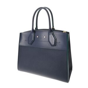 LOUIS VUITTON City Steamer MM Navy/Green Women's Leather Bag | AlmaBagz