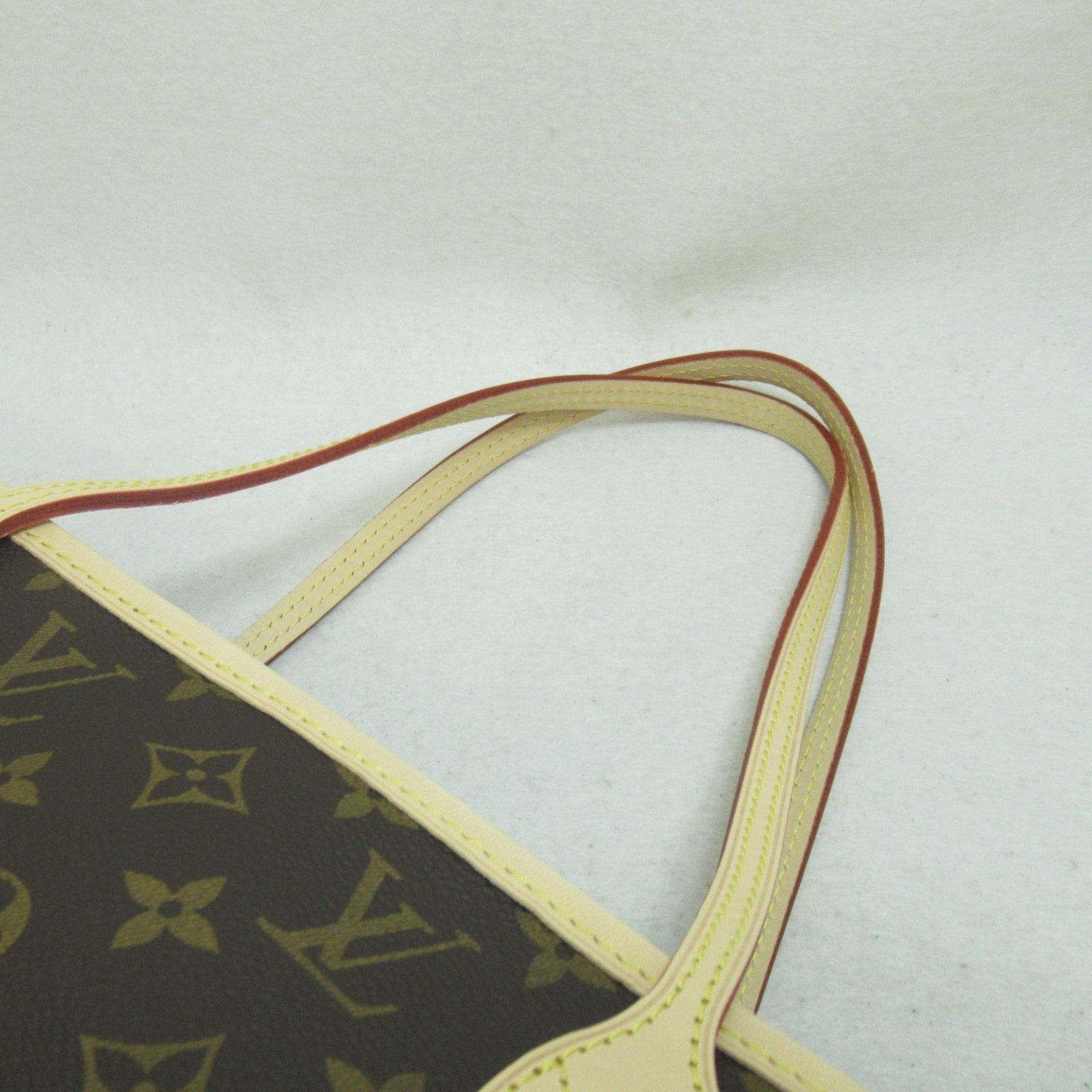 Louis Vuitton Neverfull MM Brown Cerise Monogram PVC coated canvas M41177 | AlmaBagz - Image 6
