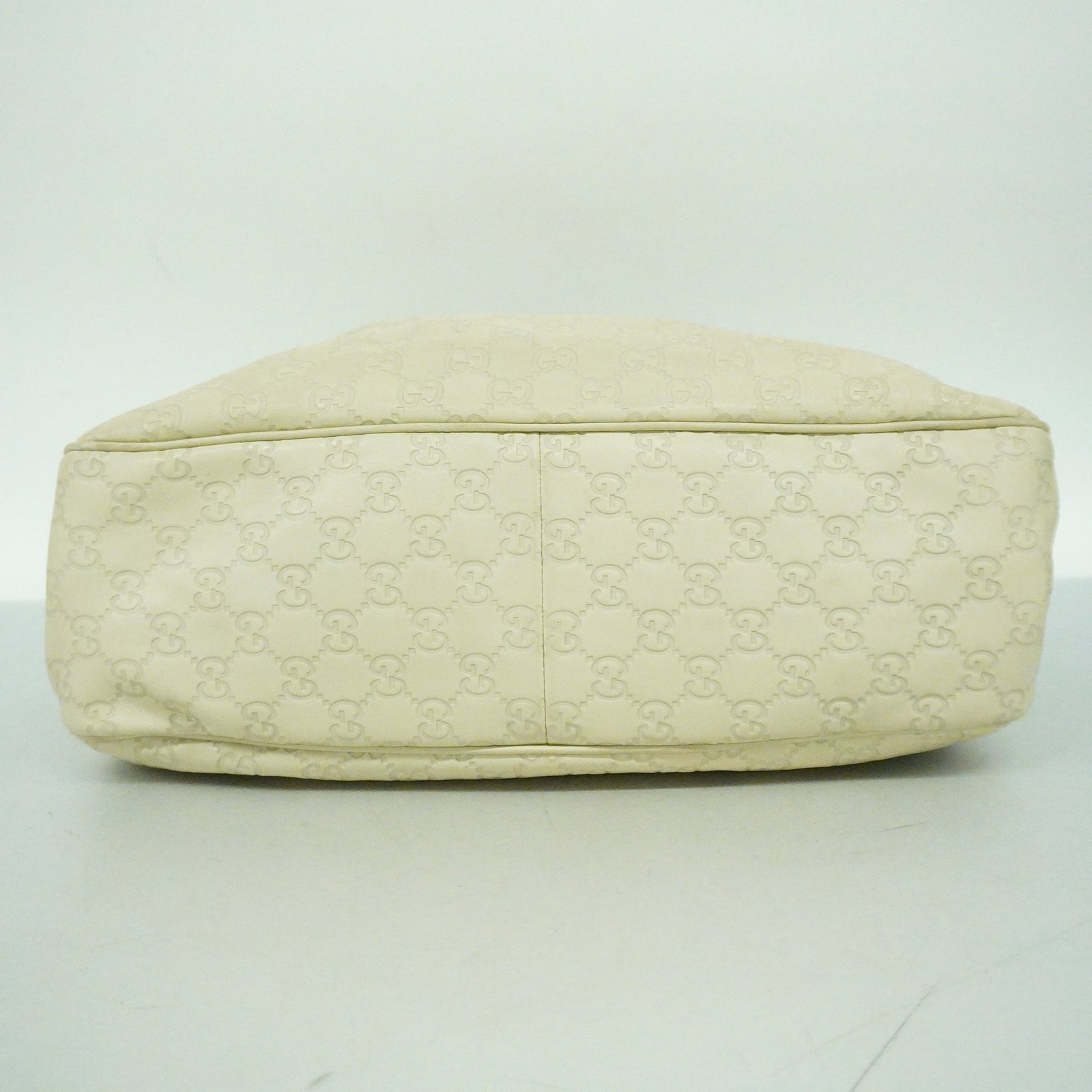 GUCCI Sukey Sima 211944 Women's Leather Tote Bag Ivory | AlmaBagz - Image 2