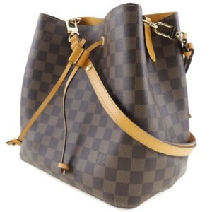Louis Vuitton Neonoe N40213 Damier Canvas Brown Women's Shoulder Bag | AlmaBagz