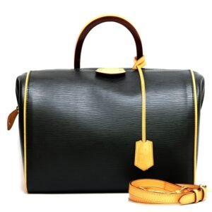 Louis Vuitton Handbag Epi Shoulder Bag 2way Dock PM M93245 Black Noir Ladies | AlmaBagz