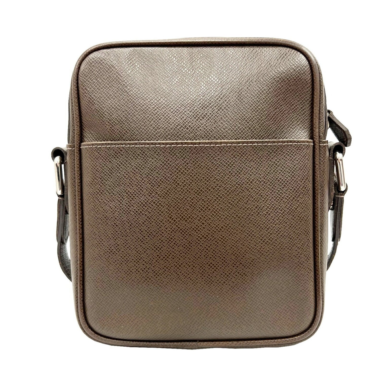 LOUIS VUITTON Dimitri Taiga Shoulder Bag M32468 MB4029 Men's Grizzly Brown | AlmaBagz