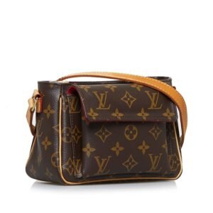 LOUIS VUITTON Monogram Vibasite PM Shoulder Bag M51165 Brown PVC Leather Ladies | AlmaBagz