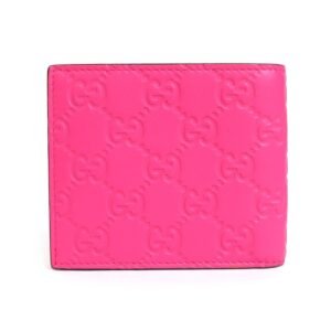 GUCCI Bill Purse NY Yankees Collaboration Leather Pink x Navy Men's 547787 | AlmaBagz