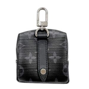 LOUIS VUITTON Bijoux Sack Square Pouch MP2467 Shiny Monogram Eclipse Rainbow Key Ring Bag Charm Belt Waist Men's | AlmaBagz