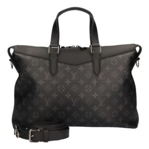 Louis Vuitton Explorer Eclipse Shoulder Bag Monogram Canvas Black Unisex | AlmaBagz