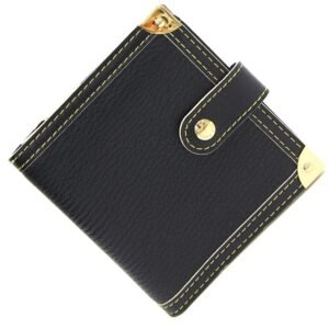 Louis Vuitton Bifold Wallet Suhari Zip M91828 Noir Women's LOUIS VUITTON | AlmaBagz