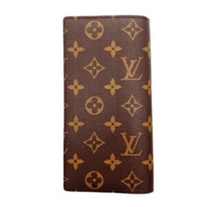 LOUIS VUITTON Portefeuille Brazza Monogram M66540 SR2099 Bifold Long Wallet Brown Men's Women's | AlmaBagz