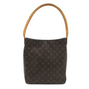 LOUIS VUITTON Looping Brown Monogram PVC coated canvas M51145 | AlmaBagz