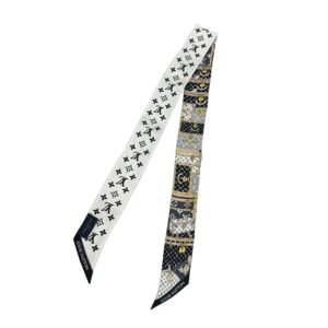LOUIS VUITTON Bandeau BB Let's Go M76442 OS0261 100% Silk Scarf Monogram Women's Men's | AlmaBagz