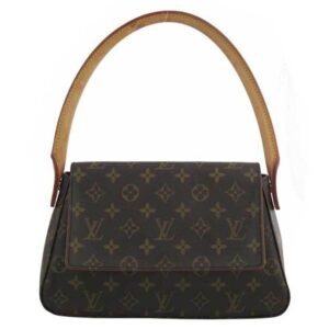 Louis Vuitton Bag Monogram Mini Looping Brown Canvas Shoulder One Women's M51147 | AlmaBagz