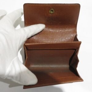 LOUIS VUITTON Monogram Portumone Pla M61930 Coin Purse Case Unisex Wallet | AlmaBagz