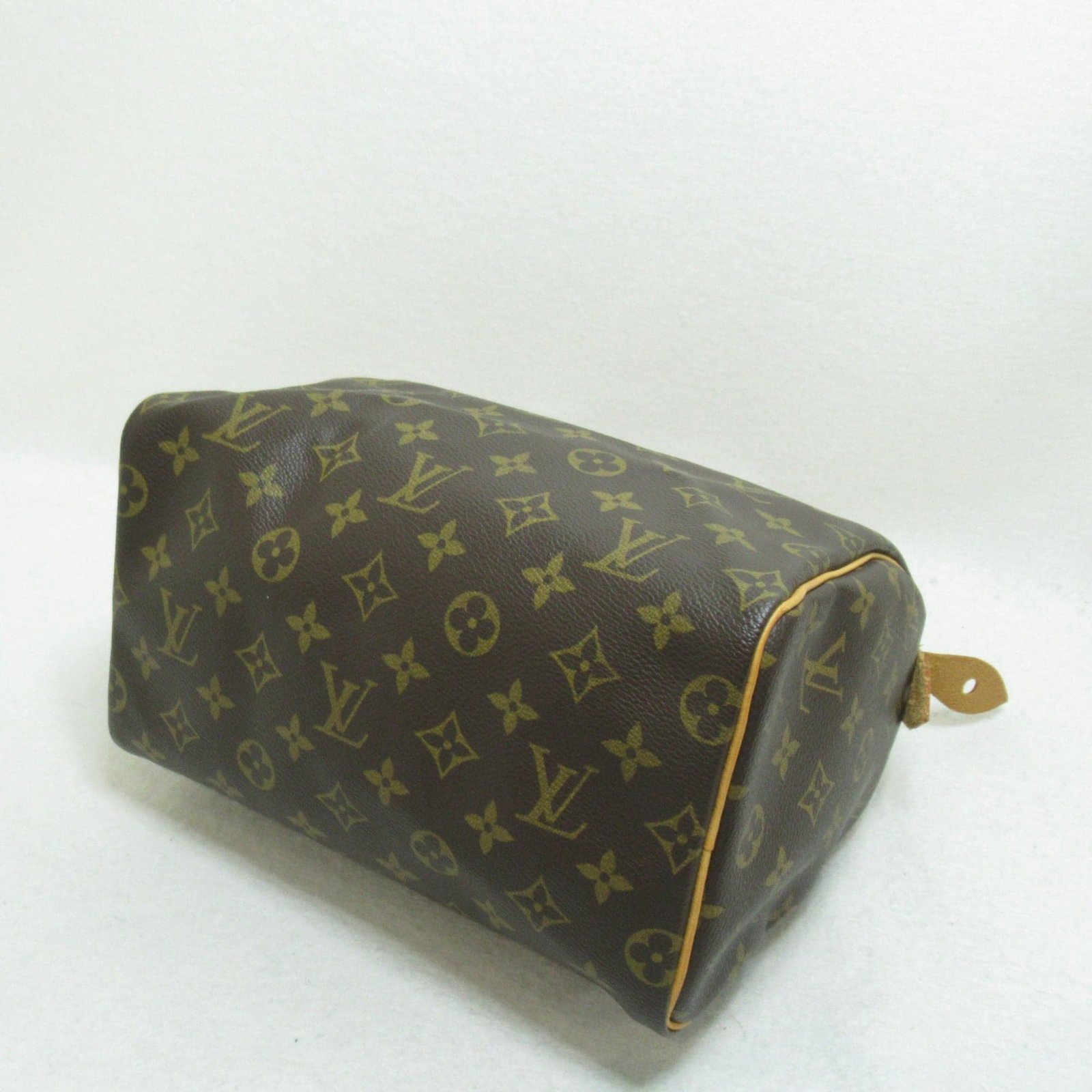 LOUIS VUITTON Speedy 25 Brown Monogram PVC coated canvas M41528 | AlmaBagz - Image 3