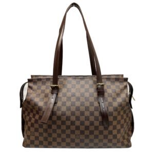 Louis Vuitton Damier Chelsea N51119 TH1088 Tote Bag Shoulder PVC Leather Brown Men's Women's | AlmaBagz