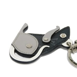 LOUIS VUITTON Keychain Portocle LV Rat Logo Mouse Monogram Eclipse M68835 Men's | AlmaBagz